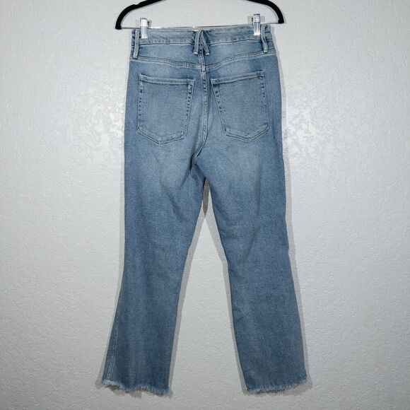 Good American Blue Good Curve Straight Leg‎ Jeans Size 6/28 - Picture 4 of 7